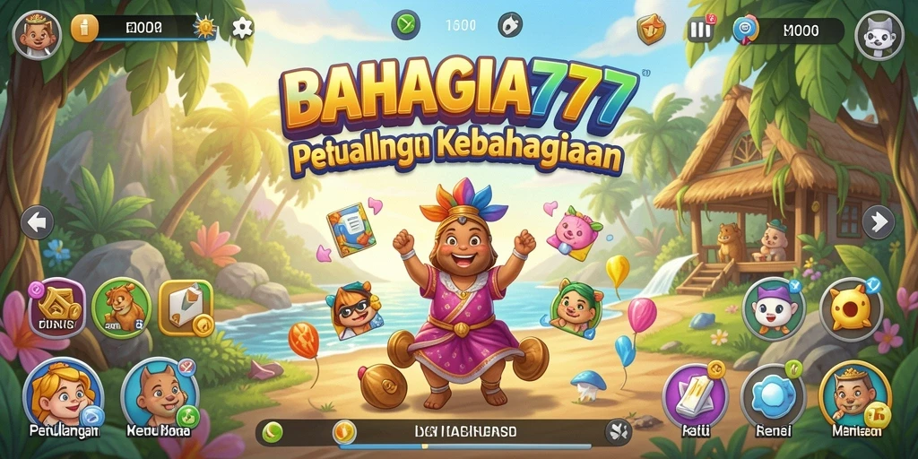Tampilan gameplay menarik dalam BAHAGIA777 yang penuh petualangan.