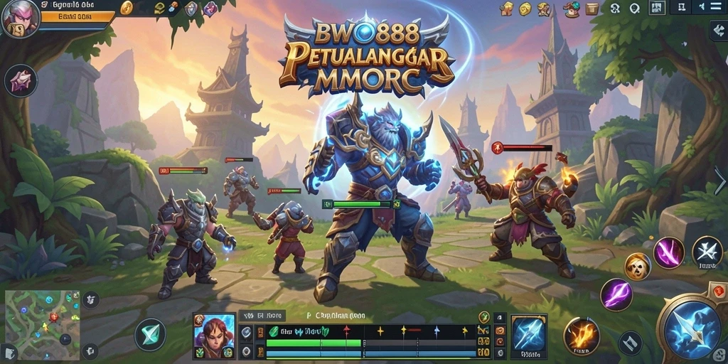 Tampilan epik dalam permainan BWO888 dengan pertarungan seru.