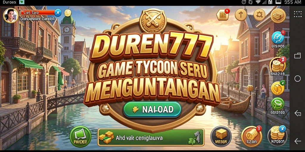 Tampilan gameplay DUREN777 yang menarik dan interaktif.