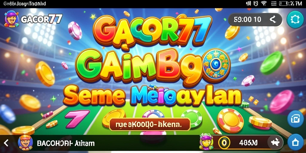 Tampilan gameplay Bingo yang seru dan mengasyikkan di GACOR77.