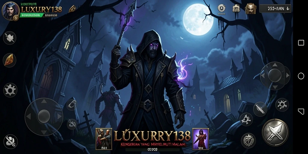 Gameplay menegangkan LUXURY138 saat menjelajahi tempat angker.