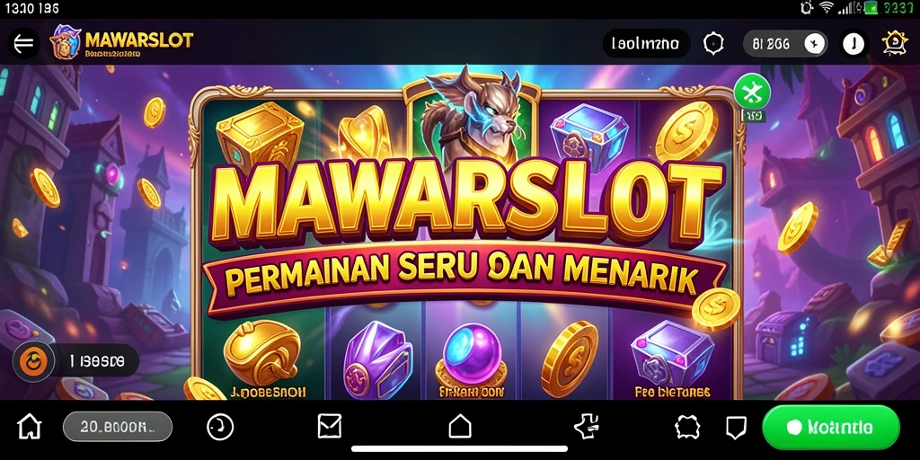 Screenshot gameplay MAWARSLOT yang menarik dan menantang.