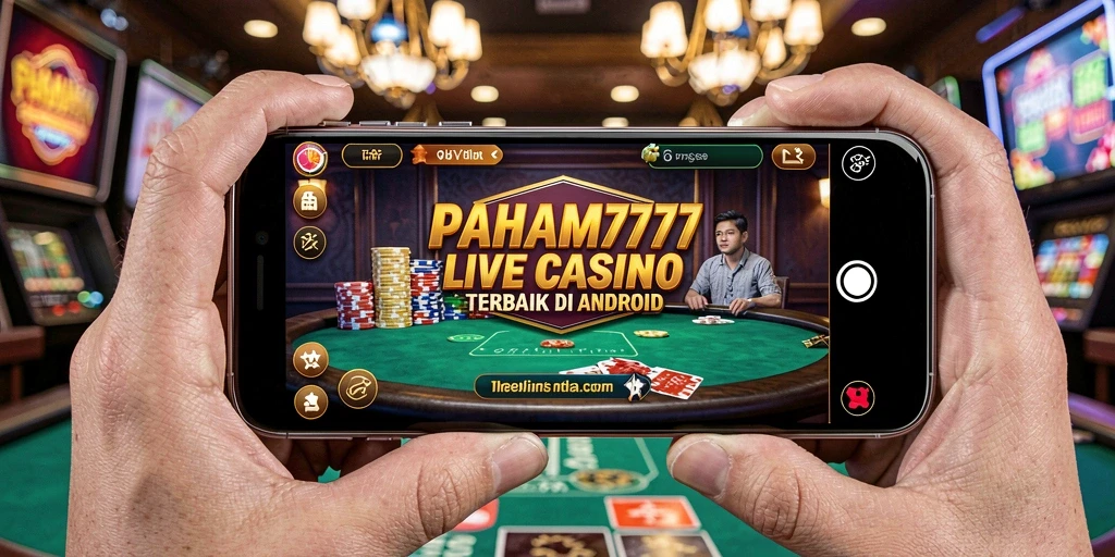 Tampilan screenshot utama PAHAM777 yang menampilkan dealer live dan pemain aktif.
