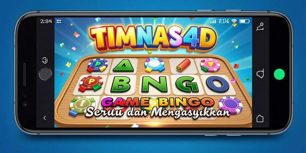 Screenshot TIMNAS4D menampilkan gameplay Bingo yang seru dan interaktif.