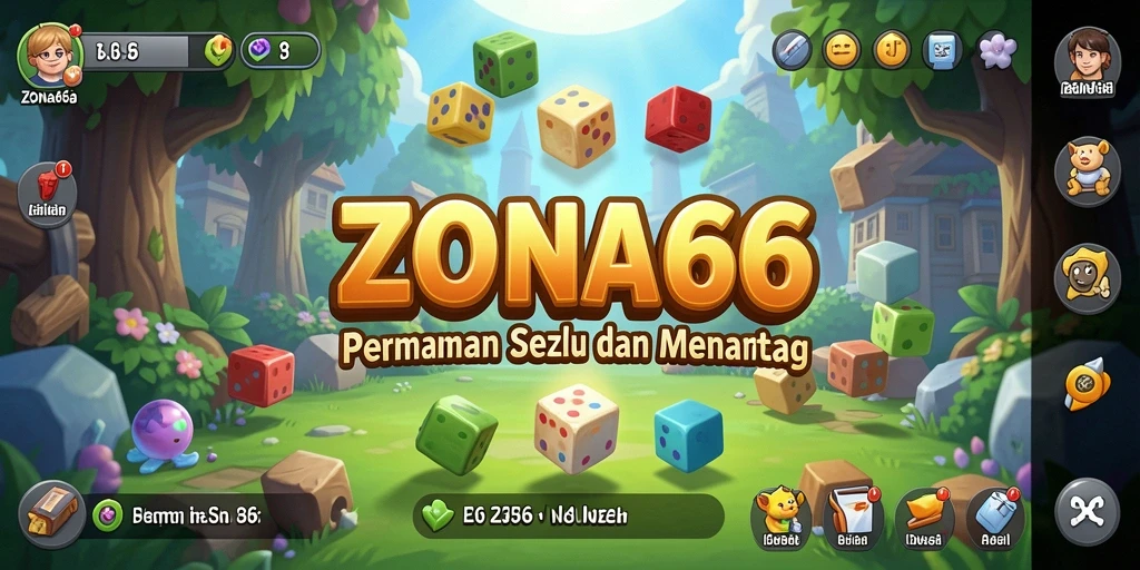 Tangkapan layar gameplay ZONA66 menampilkan teka-teki yang menantang.